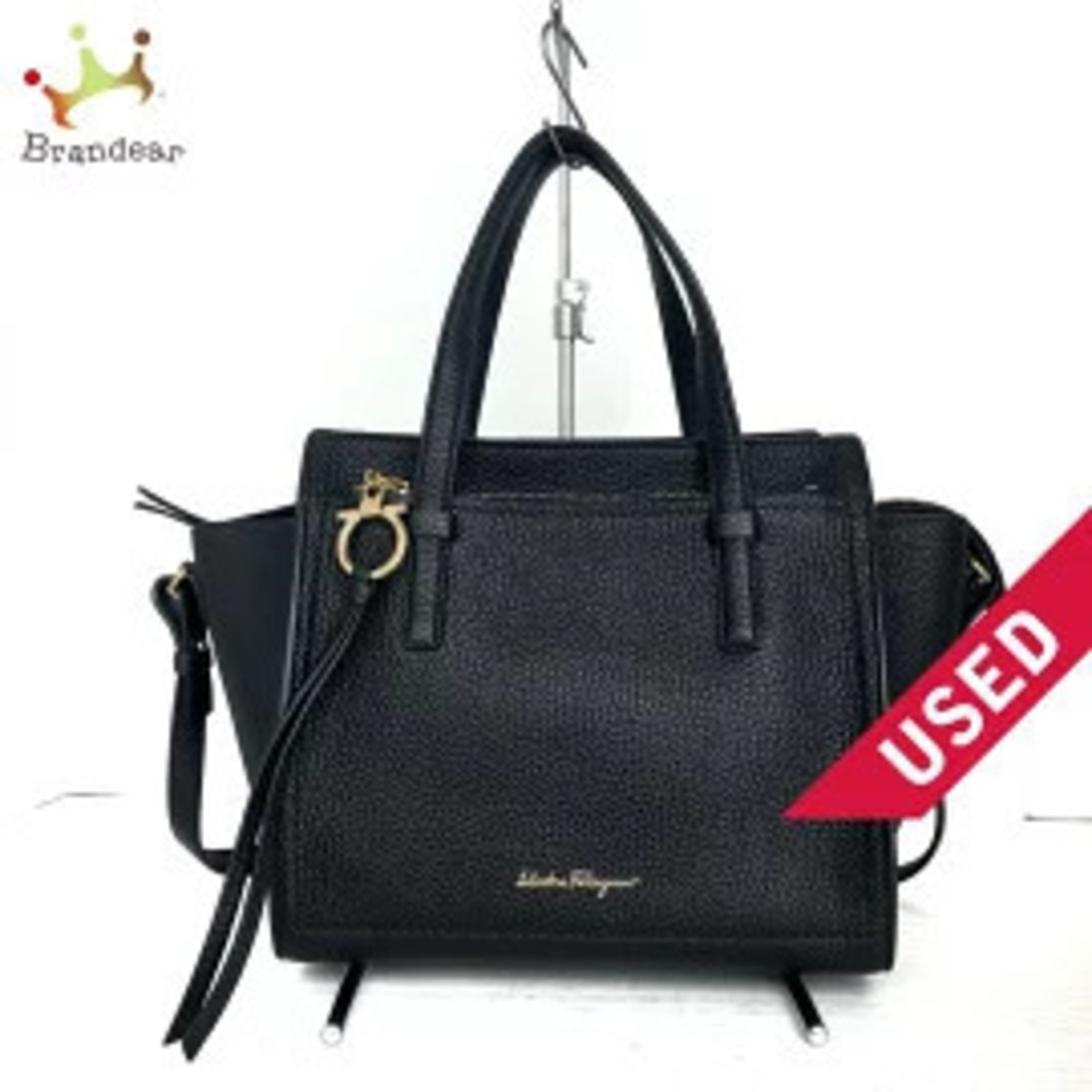 Salvatore Ferragamo Amy Handbag Black Leather